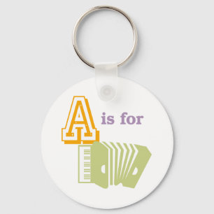 A is voor Accordion Sleutelhanger