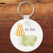 A is voor Accordion Sleutelhanger (Voorkant)
