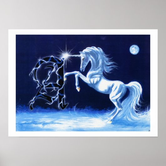 A is voor Alicorn Poster (Voorkant)
