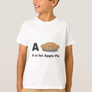 A is voor Appeltaart T-shirt