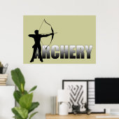 A is voor Archer - Archery Poster (Thuiskantoor)