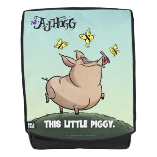 A. J. HOGG "LITTLE PIGGY"-BACKPACK RUGTASSEN