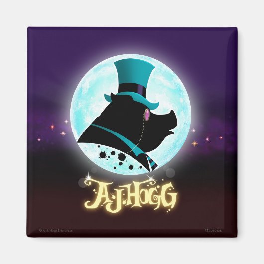 A. J. HOGG WISHING MOON MAGNEET (Voorkant)