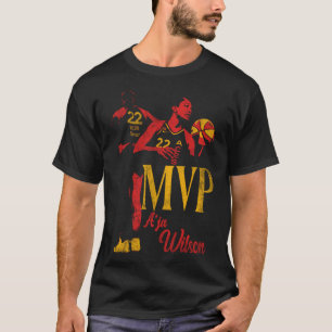 A_ja Wilson MVP Las Vegas Aces WNBA T-shirt