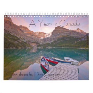 A Jaar in Canada 12-maandenkalender Kalender