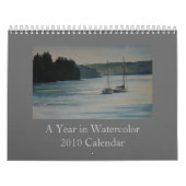 A Jaar in Waterverf - Agenda 2010 Kalender (Hoes)