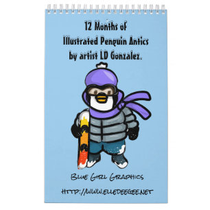 A Jaar van de Kalender van Pinguïns