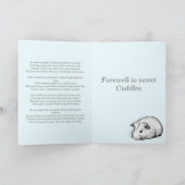 À jamais dans nos cœurs : Carte de sympathie pour  (Intérieur)