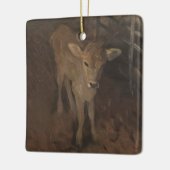 A Jersey Calf Keramisch Ornament (Links)
