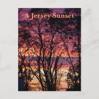 A Jersey Sunset Briefkaart