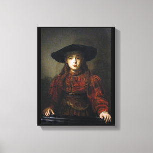 A Jewish Bride - Rembrandt - 1641 Canvas Afdruk