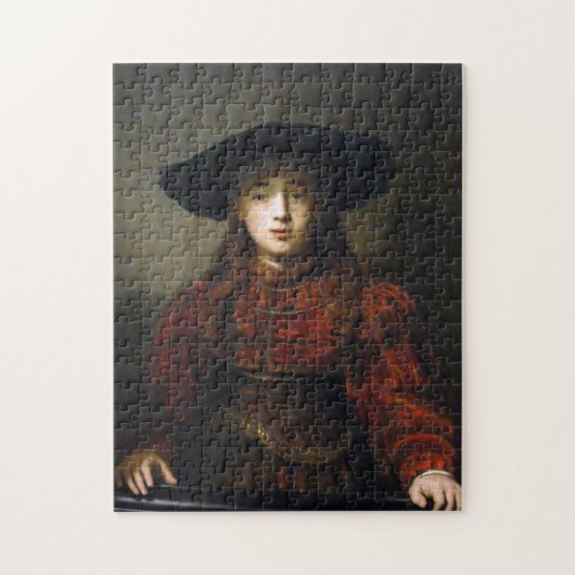 A Jewish Bride - Rembrandt - 1641 Legpuzzel (Verticaal)