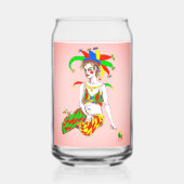 A joker blikvorm glas (Achterkant)