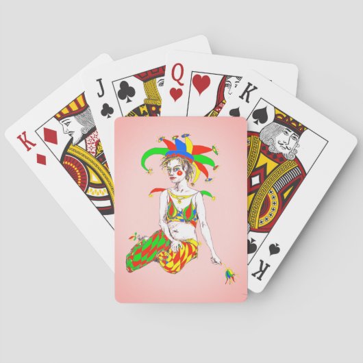 A joker pokerkaarten (Achterkant)