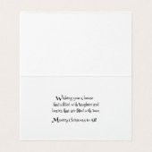 A Jolly Santa Pig - Christmas Fun Card (Inside Unfolded)