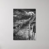 A Journey Made, beeldende kunst zwart-wit Canvas Afdruk (Voorkant)