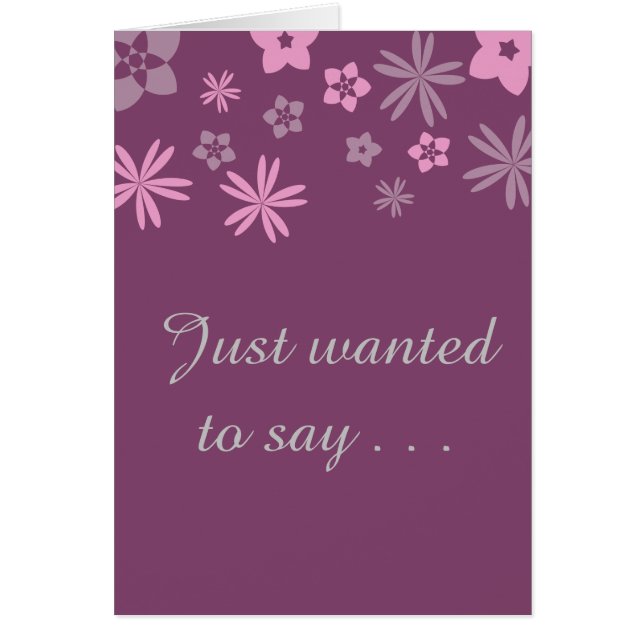 A juste voulu dire…. Je vous aime (Devant)