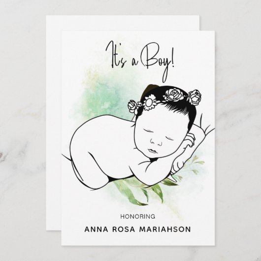 a kaart (Voorkant / Achterkant)