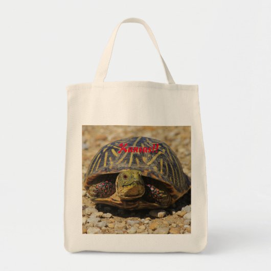 A Kansas Box Shell Turtle Grocery Canvas tas (Voorkant)