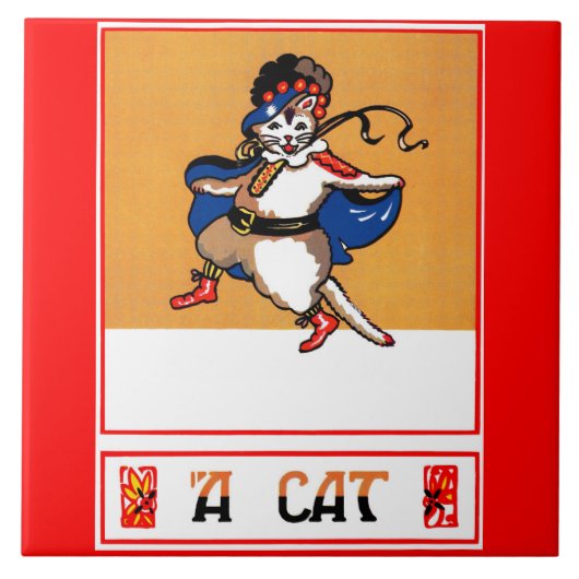 A Kat Tegeltje (Voorkant)