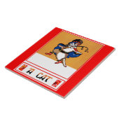 A Kat Tegeltje (Zijkant)