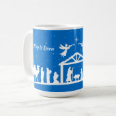 A King Is Born - Nativity Scene Mug (Devant gauche)