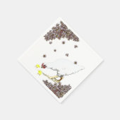 A kippen en kuikens servetten (Hoek)