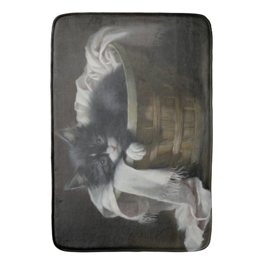 A Kittens Cozy Corner Badmat (Voorkant Verticaal)