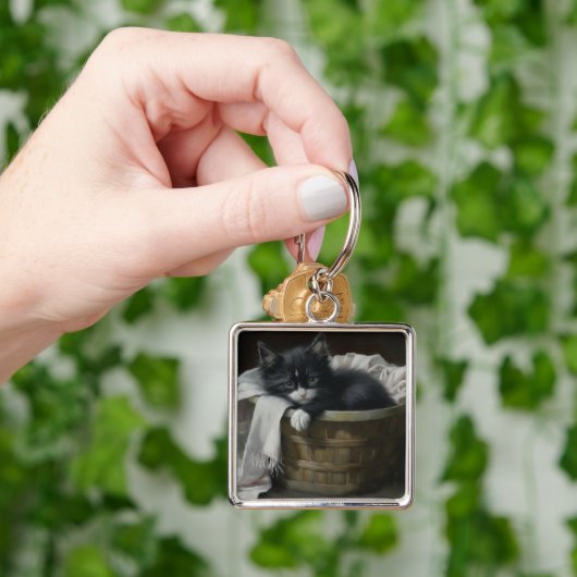 A Kittens Cozy Corner Sleutelhanger (Hand)