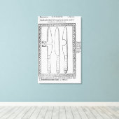 A Knife Trick Canvas Afdruk (Insitu (Houten vloer))