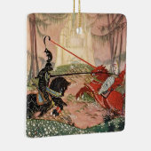 "A Knightly Joust" van Thomas Mackenzie Keramisch Ornament (Rechts)