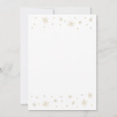 À la 60 | Or  Moderne Invitation pour 60e annivers (Dos)