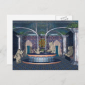 À la carte postale de spa de rhinocéros (Devant / Derrière)