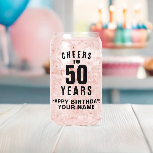 À la cinquantième anniversaire personnalisé