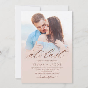 À la Faire-part de mariage photo Dernière