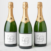 À la future Mme Étiquette de vin pour la soirée d' (Bouteilles)