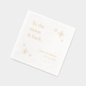 À la Lune et le dos Mariage romantique dire (Gauche)