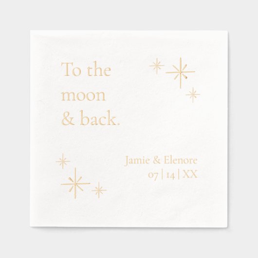 À la Lune et le dos Mariage romantique dire (Recto)