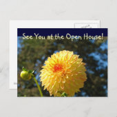 À la Maison ouverte! cartes postales Dahlia (Devant / Derrière)