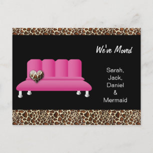 à la mode nous avons déplacé la carte postale