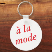 a la mode sleutelhanger (Voorkant)