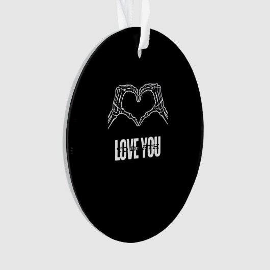 À la mort - Skeleton Heart Mains Classique (devant)