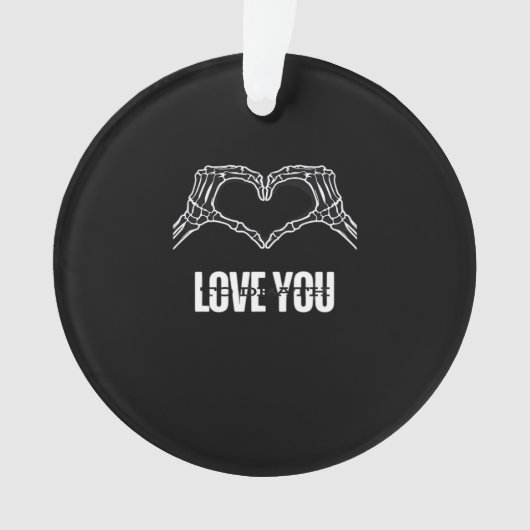 À la mort - Skeleton Heart Mains Classique (devant)