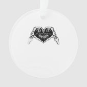 À la mort - Squelette Coeur main (devant)