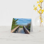 À La Pensée De Plage De Votre Carte (Fleur jaune)