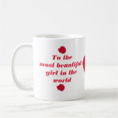 À La Plus Belle Fille Du Monde Mug (Gauche)