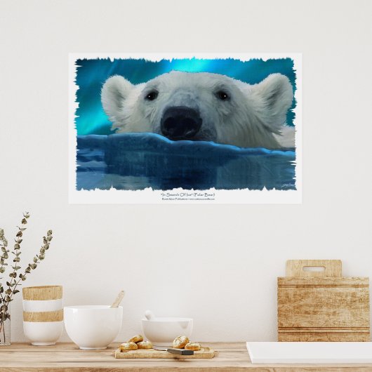 A LA RECHERCHE DE GLACE ~ Poster d'art (Cuisine)