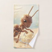 À la recherche de l'or des fleurs.3 (Serviette à main)