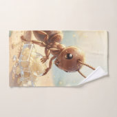À la recherche de l'or des fleurs.3 (Serviette à main)