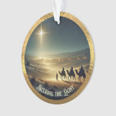 À la recherche de l'ornement acrylique de lumière (devant)